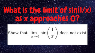 limit x tend to 0 sin 1/x