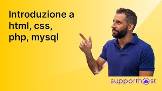 Introduzione a html css php mysql (in 10 minuti)