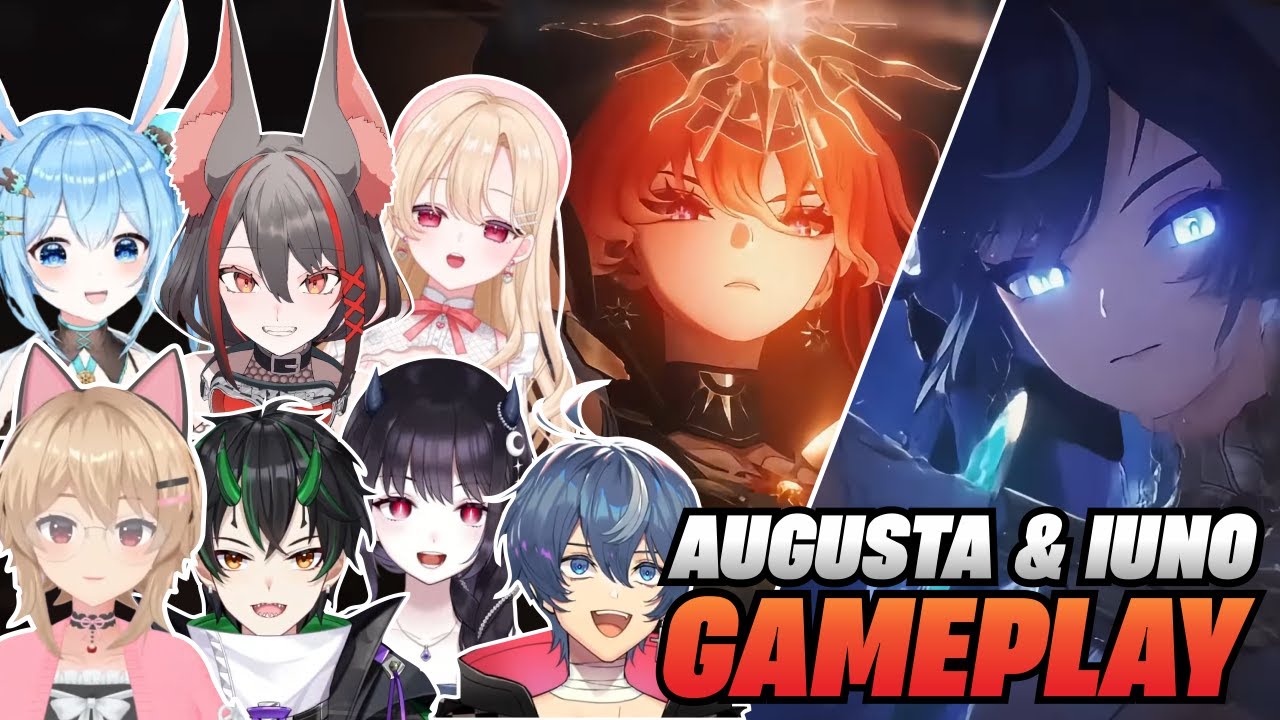 JP Vtubers React to Augusta & Iuno Early Gameplay Footage [Wuthering Waves VTubers ENG Sub]