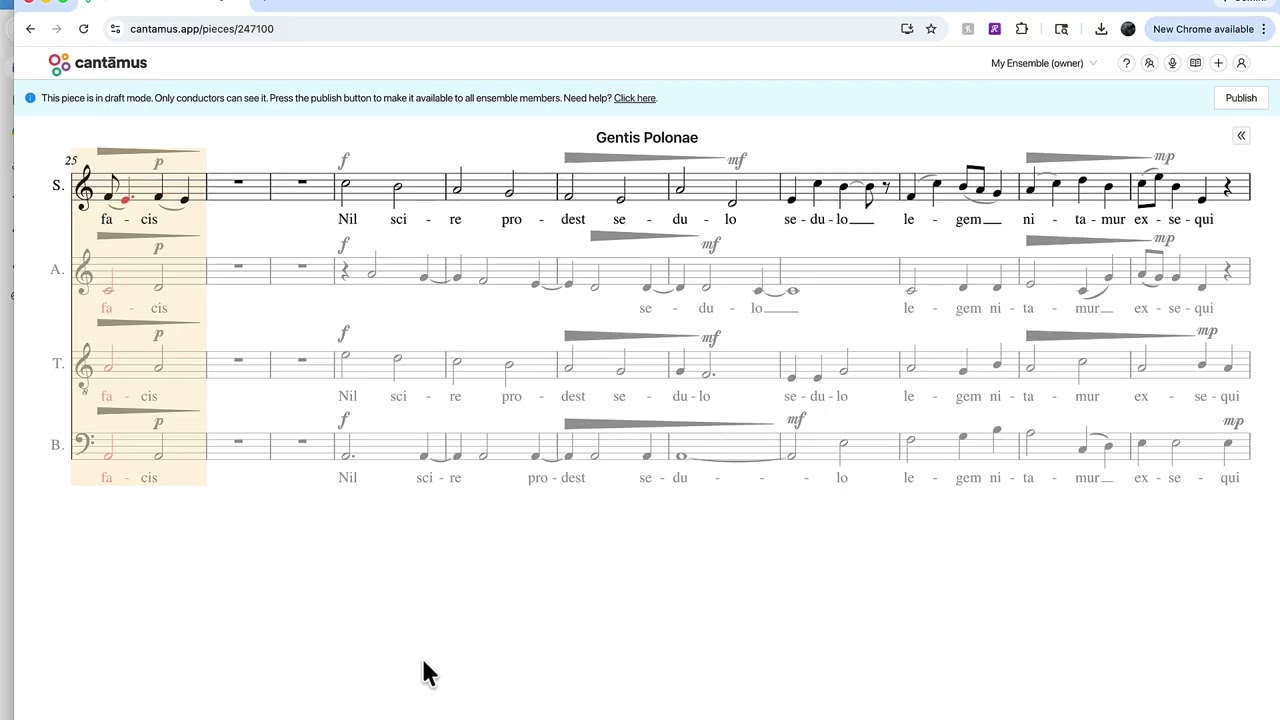 Cantamus AI rendition of Gentis Polonae, by Mark Nowakowski