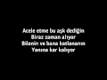 Hande Yener - Acele Etme Lyrics