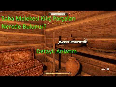 Kingdom Come Deliverance Saba Melekesinin Kılıcı Nasıl Toplanır. (kingdom come queen of sheba sword)