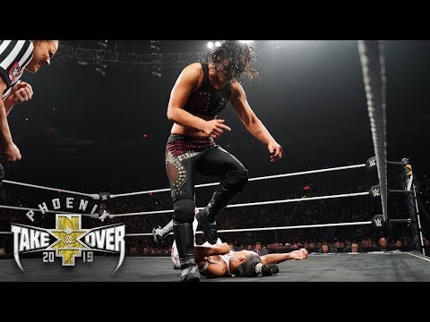 Shayna Baszler's stomp makes Bianca Belair shriek in pain: NXT TakeOver: Phoenix (WWE Network)