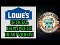 Lowes halloween animatronic demos 2024 sams monster madness