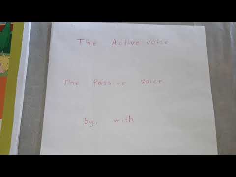 The Passive Voice ვნებითი გვარი ზოგადად