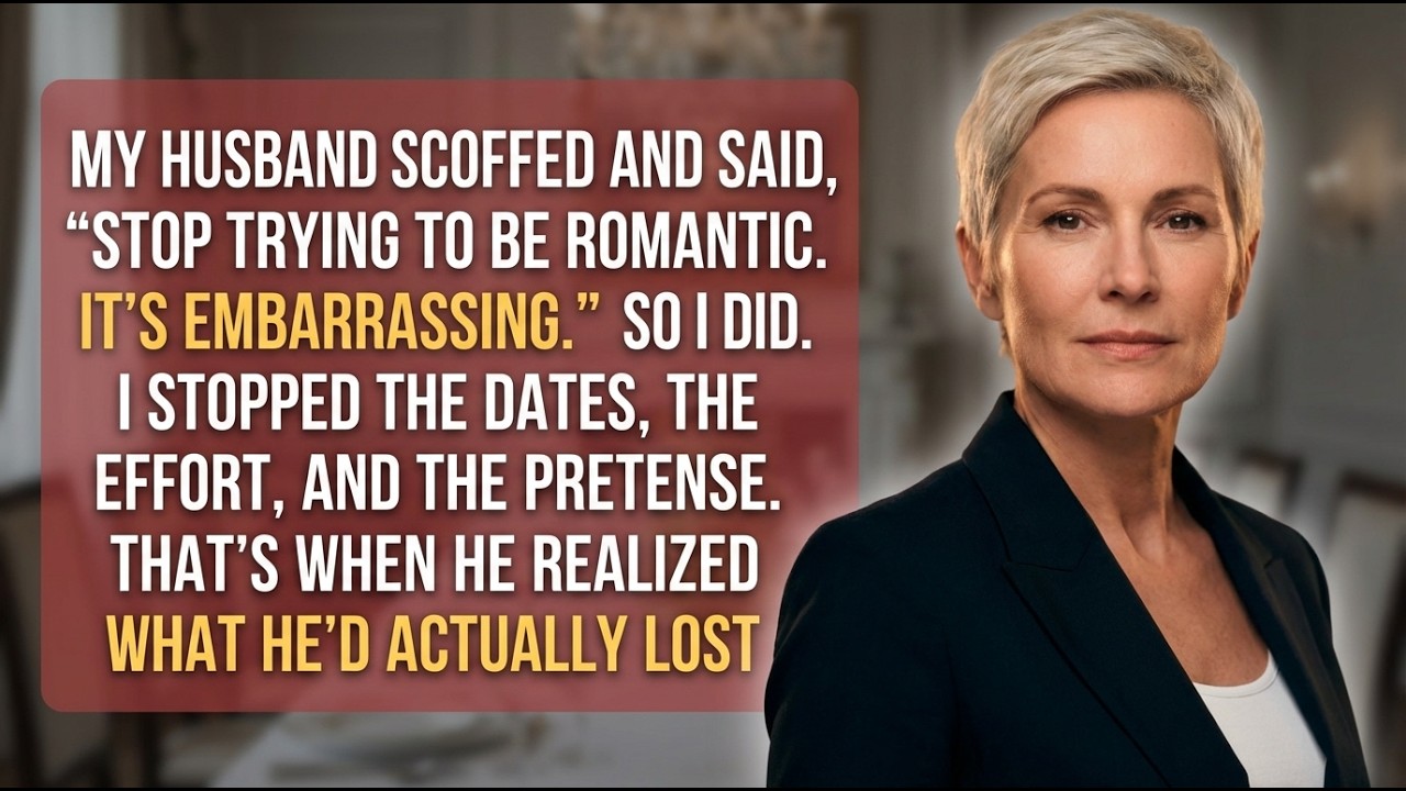 My Husband Said I Was Pathetic And Embarassing For Being Romantic; So I Stopped That And Much More