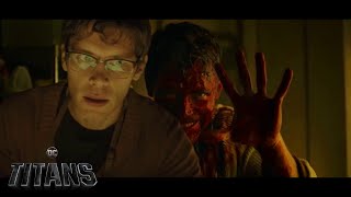 Sebastian Becoming Brother Blood Scene | Titans 4x01 Ending Scene | Titans Season 4 Episode 1