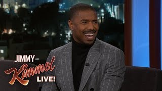 Michael B. Jordan on Jimmy Kimmel Being Cut from Creed 2