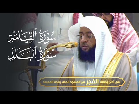 تلاوة فاقت الوصف لسورتي القيامة والبلد للشيخ بدر التركي فجر الخميس 24 11 1446هـ
