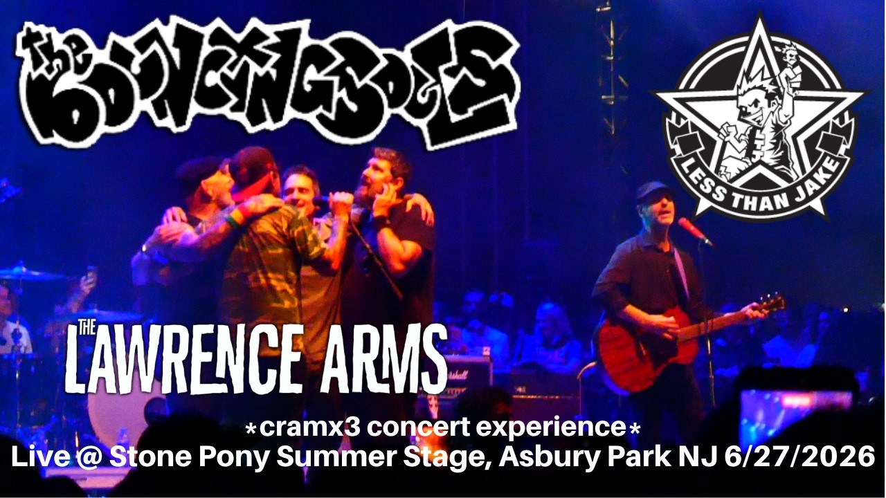The Bouncing Souls, Less Than Jake & Lawrence Arms LIVE Stone Pony