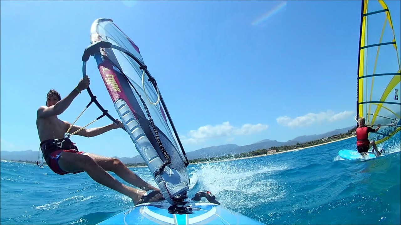 Windsurfing Spain 2016, camping Els Prats YouTube