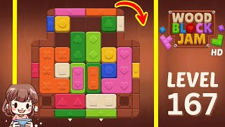 Wood Block Jam Level 167 Solution Walkthrough