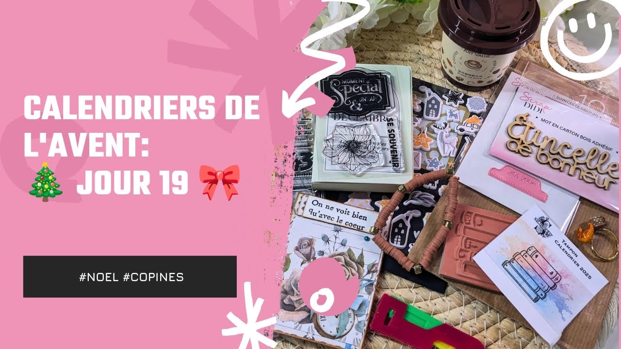 Calendrier de l'avent :🎀Jour19🎄@camillescrap@scrapdidi@LesateliersdeKarine@sissicreas @SagapoScrappe