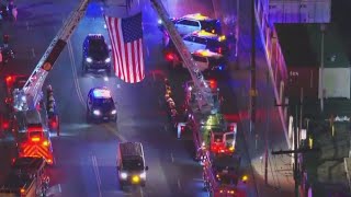 Procession held for fallen deputy