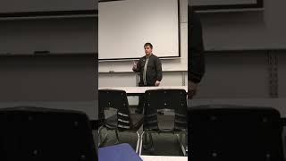 Nicholas Mathes demonstration speech