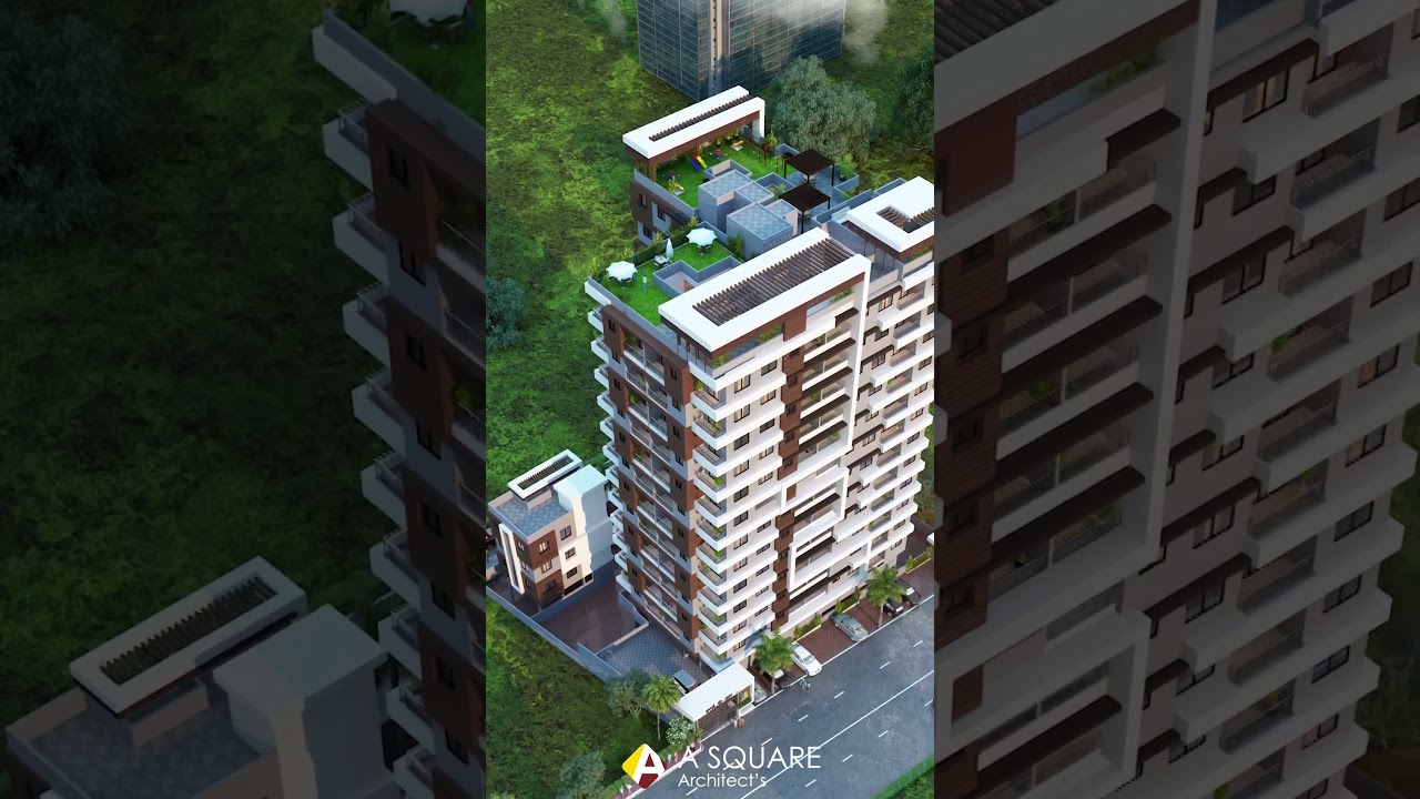 Wonderful Aerial View of Luxury Apartments | A Glimpse from Above