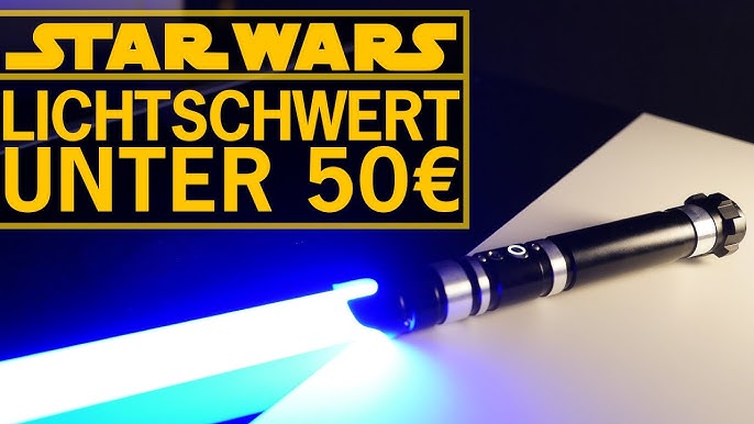 LICHTSCHWERT FÜR UNTER 20 EURO BEI WISH BESTELLT 😂 / Unboxing Star Wars  Replica Müll - Deutsch - YouTube