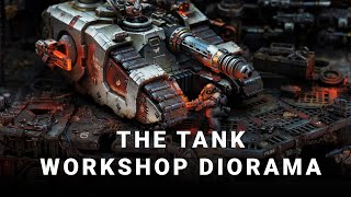This Got Me on the Golden Demon Stage: Behind the Scenes Warhammer 40K Tank Diorama!