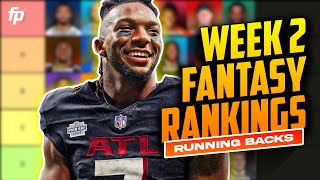 Top 36 Running Back Rankings + Tiers: Week 2 (2023 Fantasy Football)