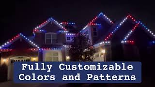 Permanent lighting for every occasion.  All controlled through your smartphone. Inception Lighting