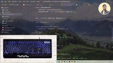 ASMR Programming: URL Shortener Backend in Node.js + Express (No Talking, Keyboard Sounds) || Part 2