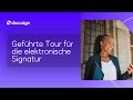 Geführte Tour für die elektronische Signatur
