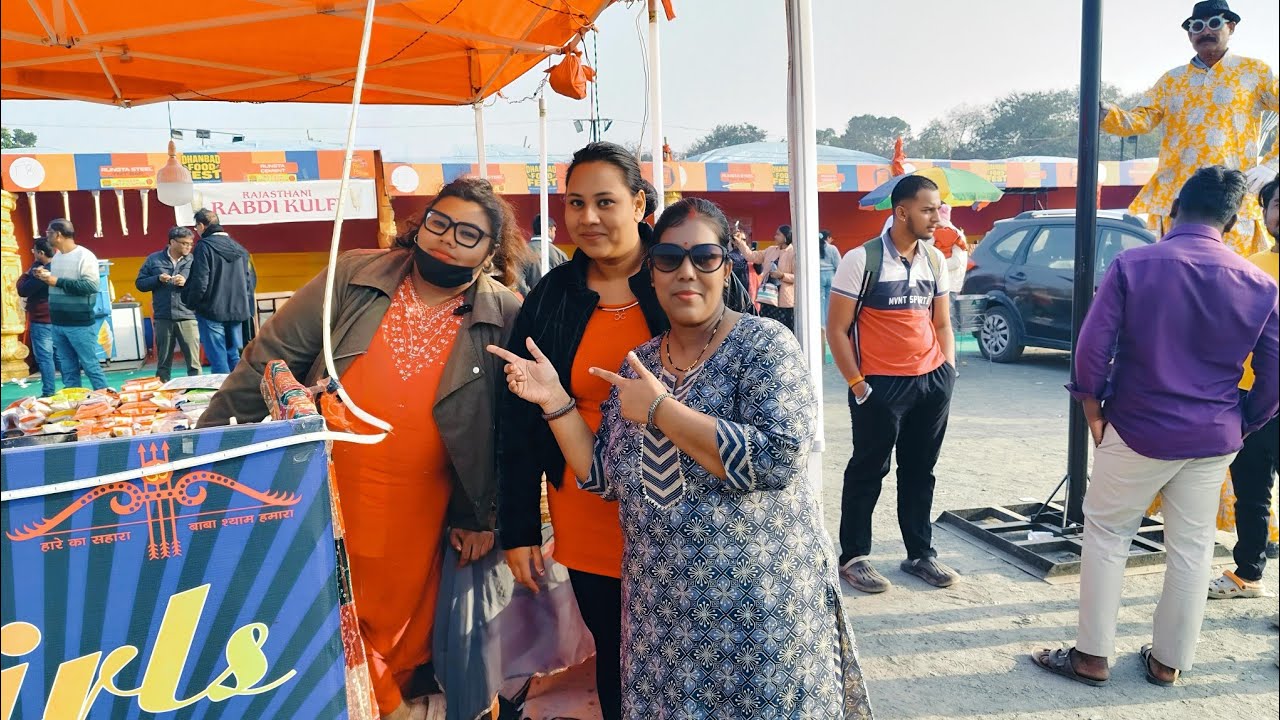 Dhanbad Food Fest 2025 😍 Dabeli Girls Se Milo | Ticket Price & Full Mela Tour🎟️ Ticket Price?