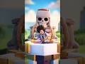 In Game vs Animation Wizard #clashofclans #logyet #coc