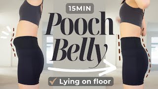 15min Lower Belly Fat workout (Lying on floor) | Intense Fat Burn & Defined Abs | 100% Result