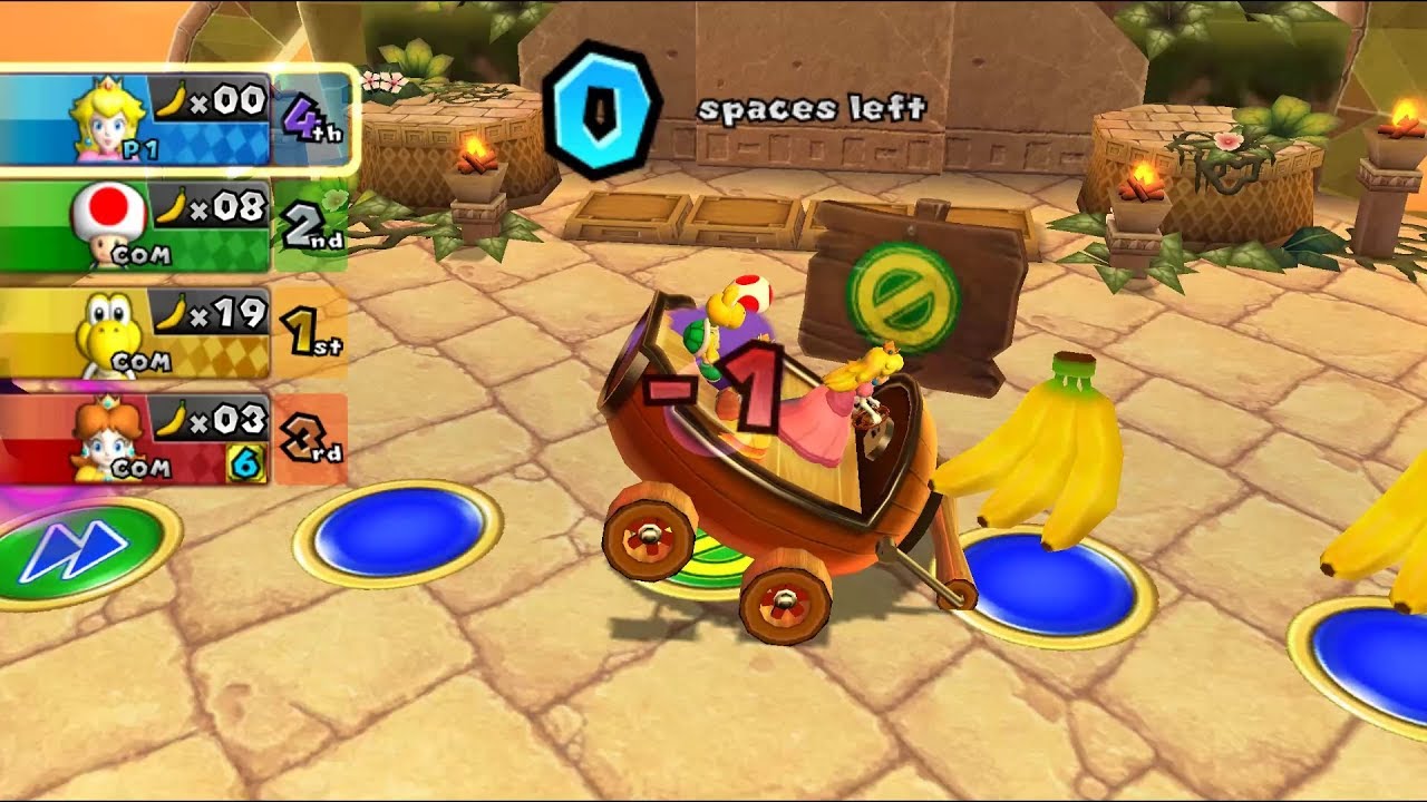 Mario Party 9 DK's Jungle Ruins Party #38 (Player Master Difficult) MARIO CRAZY