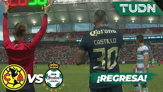 ¡REGRESA! Nico Castillo vuelve a las canchas | América 1-0 Santos | Tour Águila 2021 | TUDN