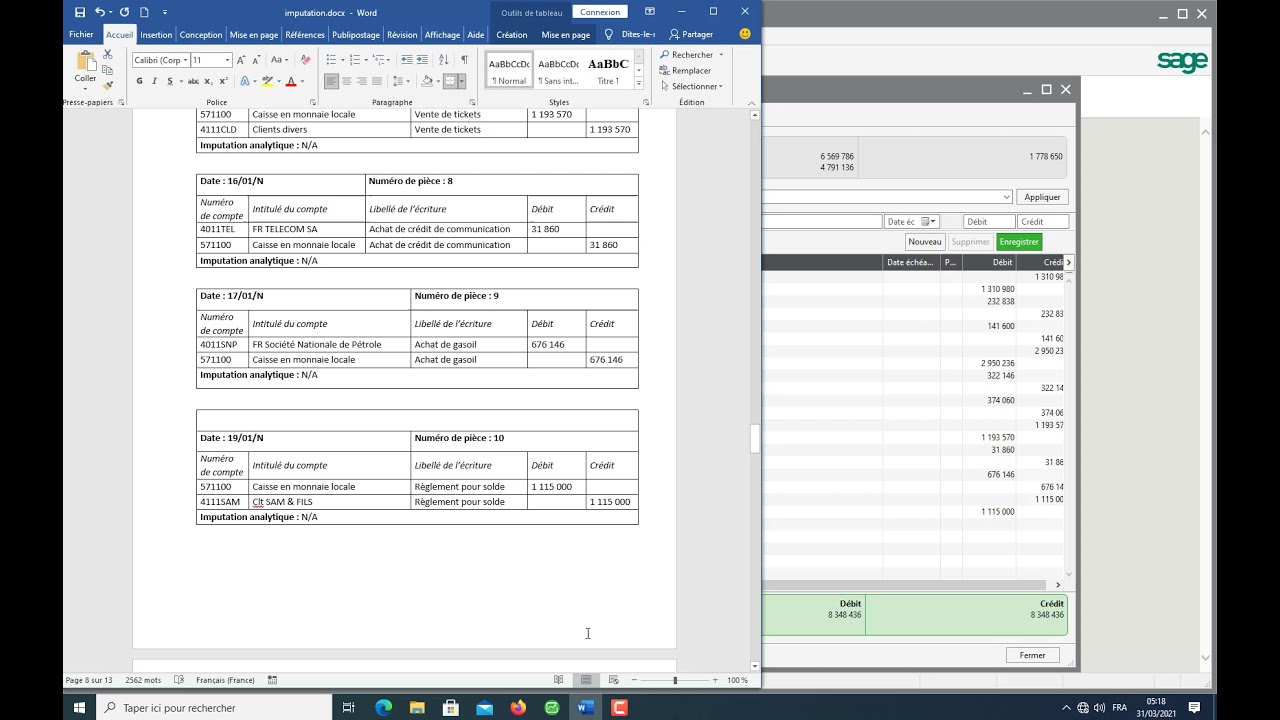 11 - JOURNAL DE CAISSE