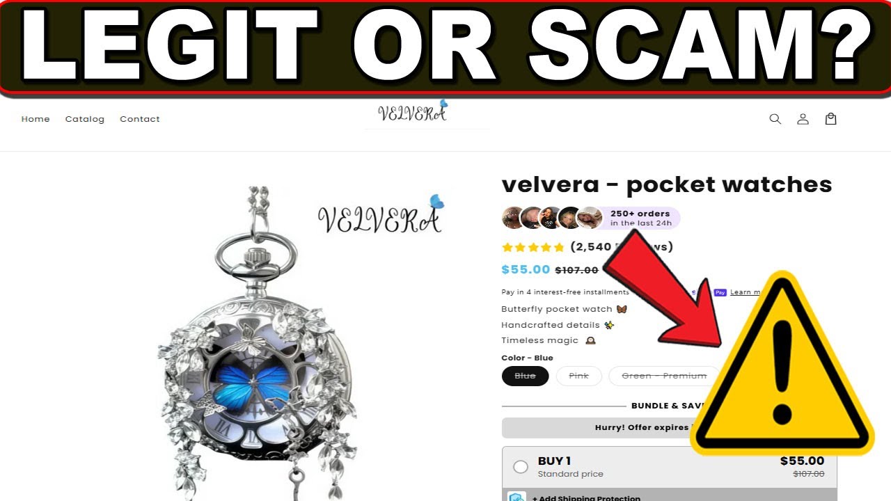 Velvra Pocket Watches Reviews - Legit or Scam Product?