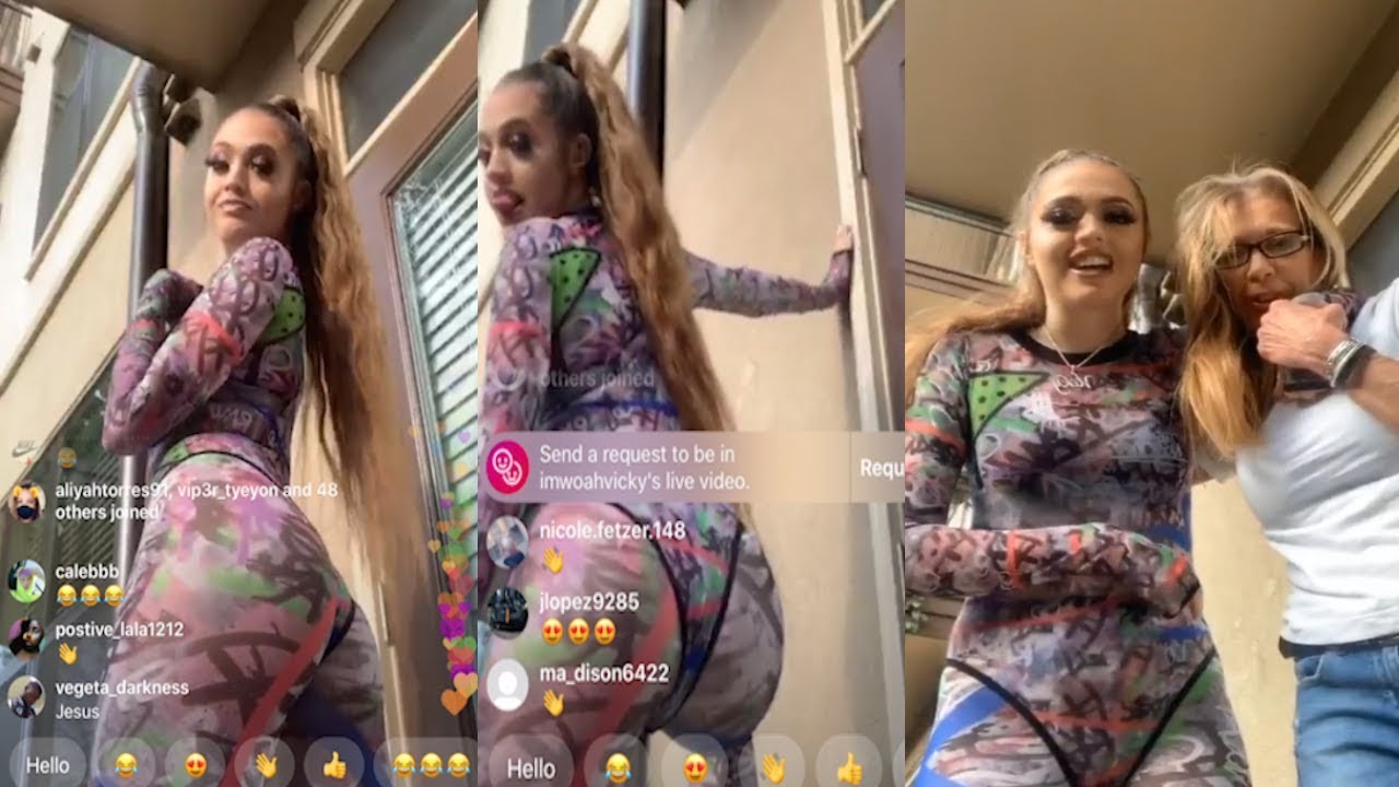 Woah Vicky Twerking With Her Mom Shows How Thicc She Has Gotten On IG