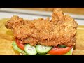 دجاج كنتاكي مقرمش احسن وصفة ستراها اسرار ونصائح/ مع صلصة الهني مسترد Crunchy Juicy Chicken Burger