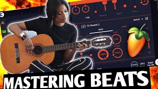 How to MASTER Guitar Beats Using FX Limiter | FL STUDIO MOBILE Mastering tutorial