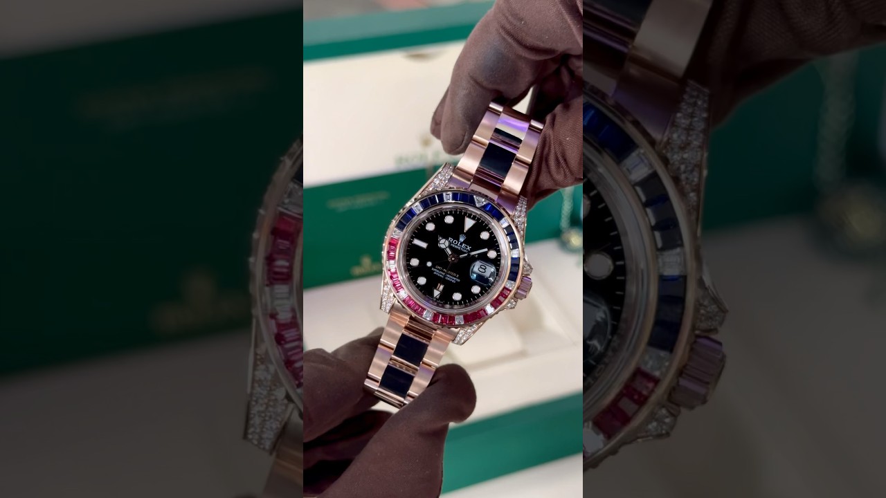 Rolex GMT-Master II 40mm Rose Gold Sapphire and Ruby 🥵🔥😮‍💨