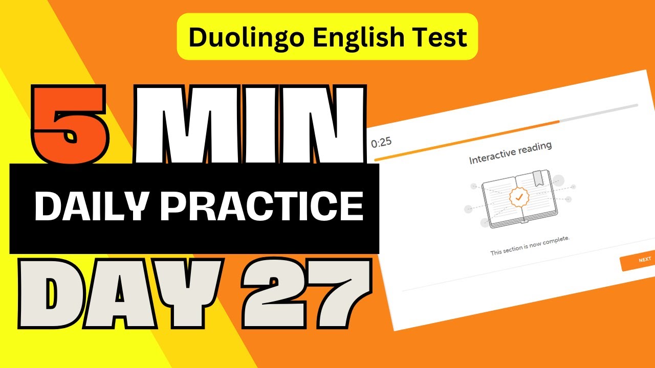 5-min Daily Practice DAY #27 - INTERACTIVE READING - YouTube