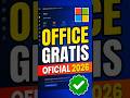 Instala Office GRATIS y OFICIAL en 2026 ✅ #shorts