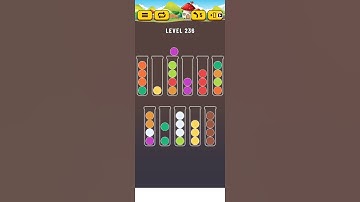 Ball Sort Puzzle_level 236 #BallSortPuzzle#shorts