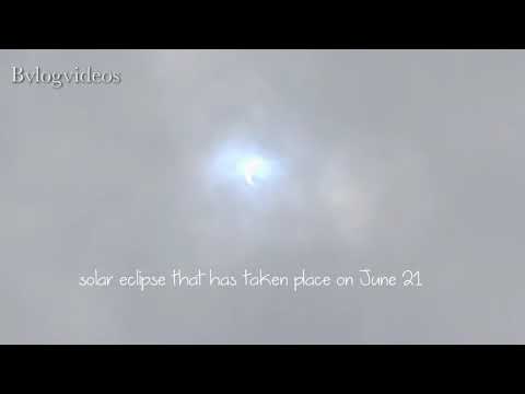Solar Eclipse///the amazing one - YouTube