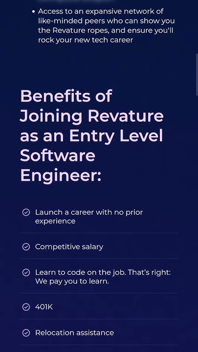 Entry Level Software Engineer Opening At Revature Llc Revature hiring for entry level engineer - YouTube