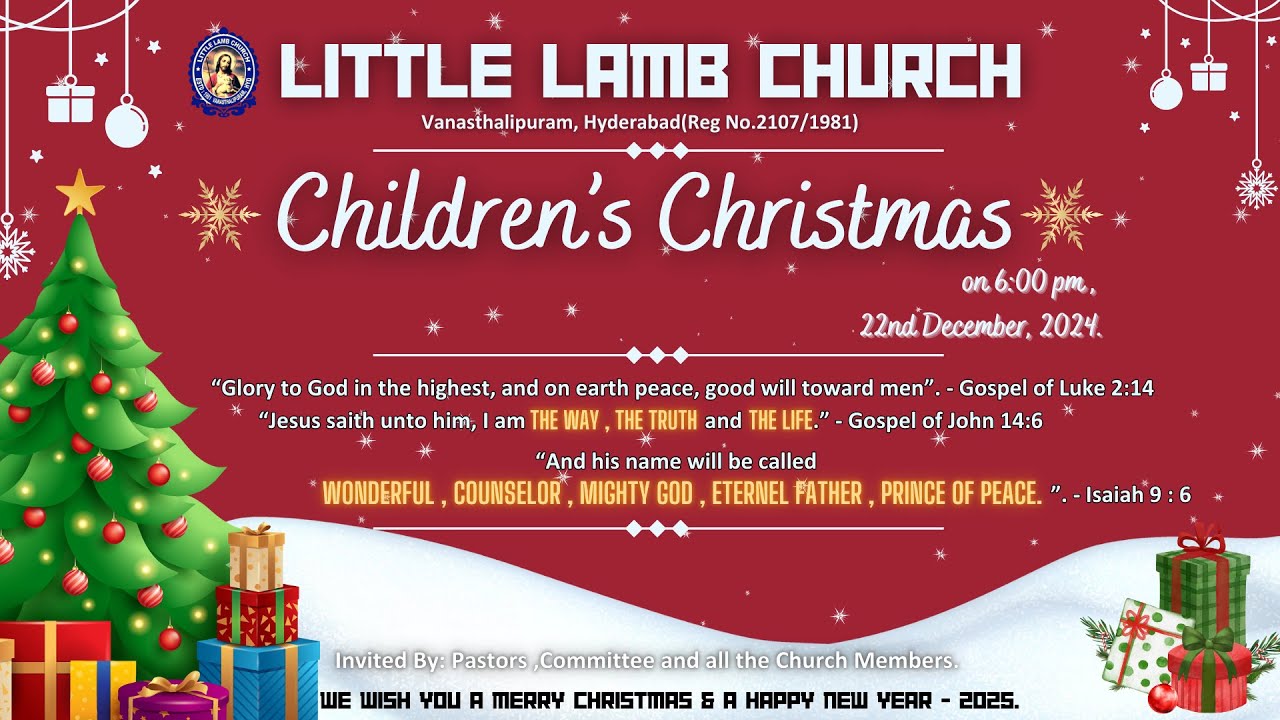 children-s-christmas-22nd-december-2024-little-lamb-church-youtube
