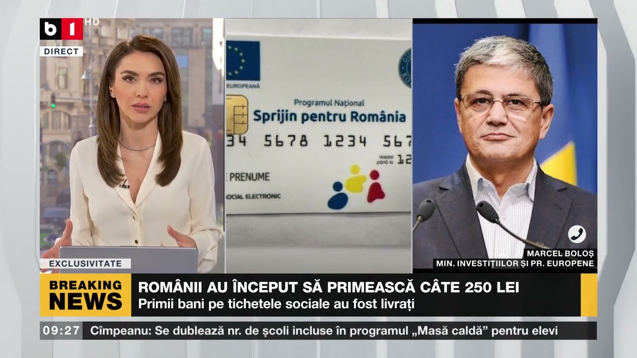 Marcel Boloș: ”Cardurile sociale se utilizează peste așteptări. ”