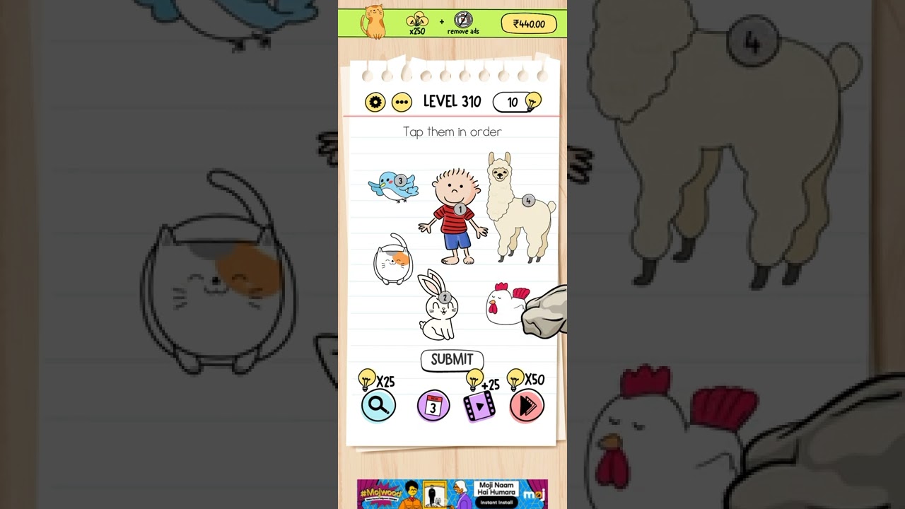 Brain test level 310