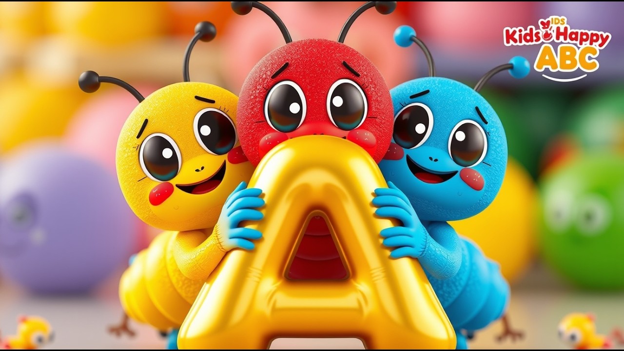 A to Z with Colors & Objects 🍎 | Easy ABC Learning for Children - YouTube