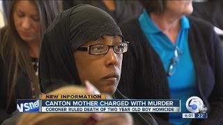 Canton mother charged with murder of two year son