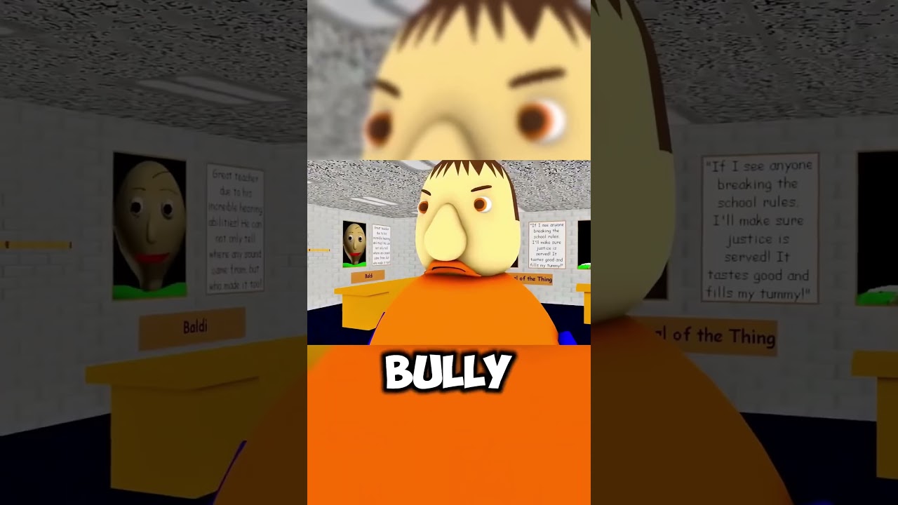 Почему в Baldi's Basics есть хулиган?