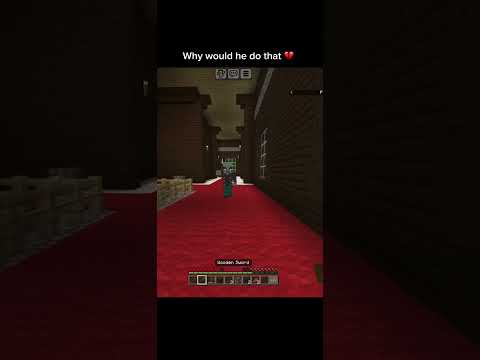 Why would he do that 💔 #shorts #minecraft #minecraftshorts 