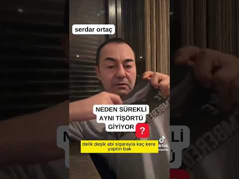 serdar ortaç neden sürekli aynı tişörtü giyiyor #serdarortac #keşfet #shorts